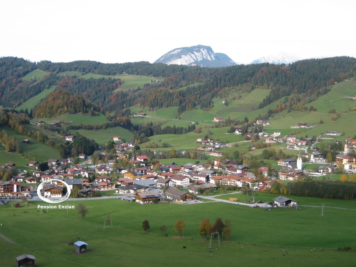 Pension Enzian Niederau Exteriör bild